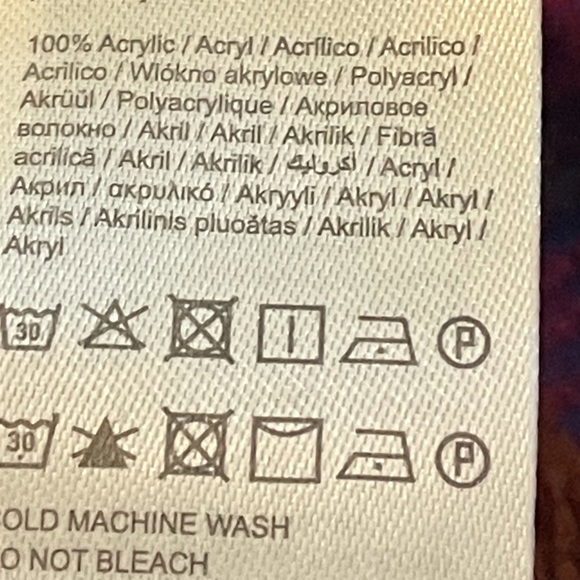 Pieces cozy on trend plaid oversized blanket scarf wrap fringe trim cold weather - Picture 9 of 10